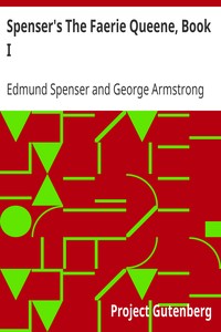 Cover of Spenser's The Faerie Queene, Book I