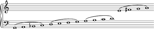[F:&nbsp;(g,&nbsp;a,&nbsp;b-,&nbsp;c) (d&nbsp;e&nbsp;f&nbsp;g) (a&nbsp;b&nbsp;c'&nbsp;d') G:&nbsp;(e'&nbsp;f+'&nbsp;g'&nbsp;a')]