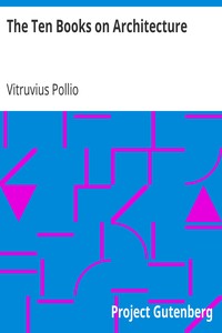 Cover of The Ten Books on Architecture