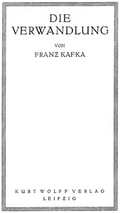 Cover of Die Verwandlung