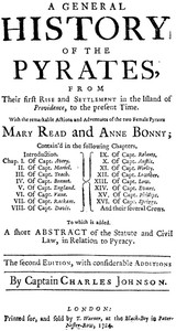 Cover of A general history of the pyrates : $b from their first rise and settlement in the island of Providence, to the present time