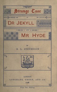 Cover of The strange case of Dr. Jekyll and Mr. Hyde