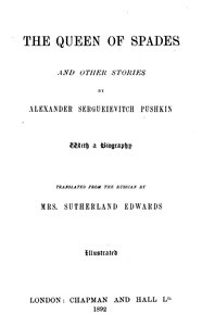 Cover of The Queen of Spades, and other stories