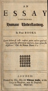 Cover of An Essay Concerning Humane Understanding, Volume 1
MDCXC, Based on the 2nd Edition, Books 1 and 2