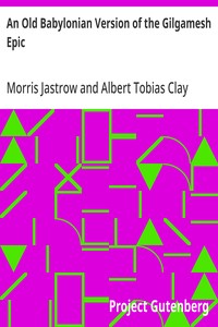 Cover of An Old Babylonian Version of the Gilgamesh Epic