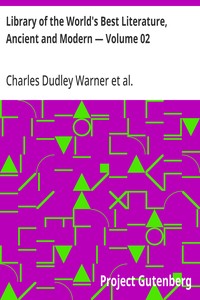 Cover of Library of the World's Best Literature, Ancient and Modern — Volume 02