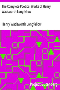 Cover of The Complete Poetical Works of Henry Wadsworth Longfellow