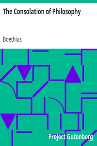 Cover of The Consolation of Philosophy