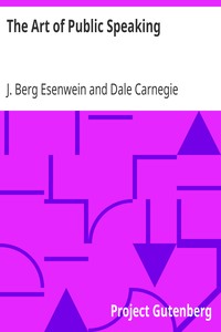 Cover of The Art of Public Speaking