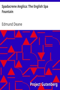 Cover of Spadacrene Anglica: The English Spa Fountain