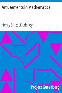 Cover of Amusements in Mathematics