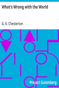 Cover of What's Wrong with the World