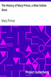 Cover of The History of Mary Prince, a West Indian Slave