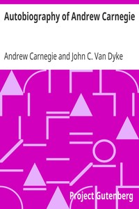 Cover of Autobiography of Andrew Carnegie