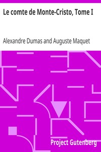 Cover of Le comte de Monte-Cristo, Tome I
