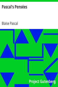 Cover of Pascal's Pensées