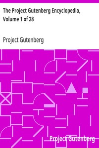 Cover of The Project Gutenberg Encyclopedia, Volume 1 of 28