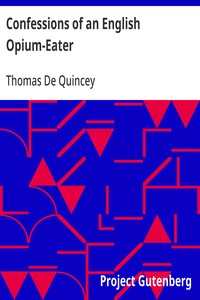 Cover of Confessions of an English Opium-Eater