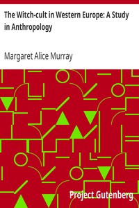 Cover of The Witch-cult in Western Europe: A Study in Anthropology