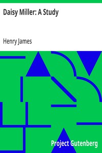 Cover of Daisy Miller: A Study
