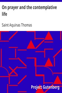 Cover of On prayer and the contemplative life
