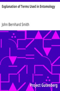Cover of Explanation of Terms Used in Entomology