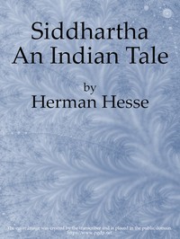 Cover of Siddhartha