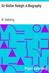 Cover of Sir Walter Ralegh: A Biography