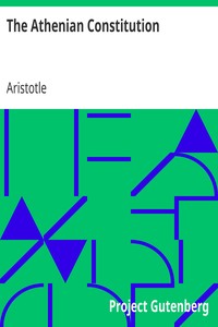 Cover of The Athenian Constitution