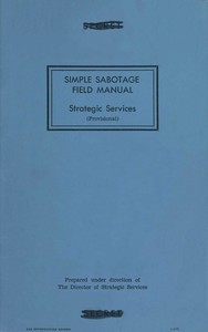 Cover of Simple Sabotage Field Manual