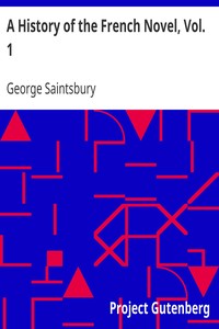 Cover of A History of the French Novel, Vol. 1
From the Beginning to 1800