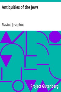 Cover of Antiquities of the Jews