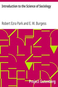 Cover of Introduction to the Science of Sociology