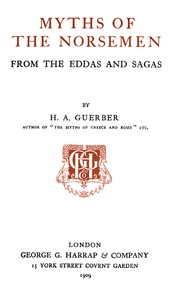 Cover of Myths of the Norsemen: From the Eddas and Sagas