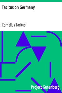 Cover of Tacitus on Germany