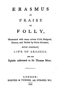 Cover of In Praise of Folly
Illustrated with Many Curious Cuts