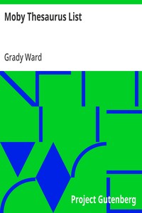 Cover of Moby Thesaurus List