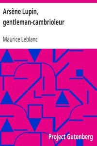 Cover of Arsène Lupin, gentleman-cambrioleur