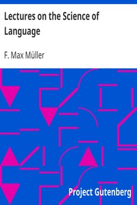 Cover of Lectures on the Science of Language