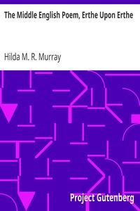 Cover of The Middle English Poem, Erthe Upon Erthe