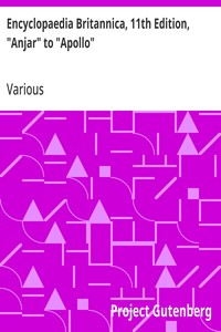 Cover of Encyclopaedia Britannica, 11th Edition, "Anjar" to "Apollo"
Volume 2, Slice 2