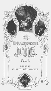 Cover of The Thousand and One Nights, Vol. I.
Commonly Called the Arabian Nights' Entertainments
