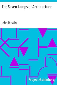 Cover of The Seven Lamps of Architecture