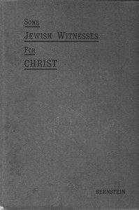 Cover of Some Jewish Witnesses For Christ