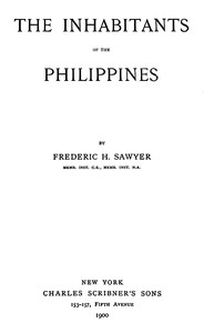 Cover of The Inhabitants of the Philippines