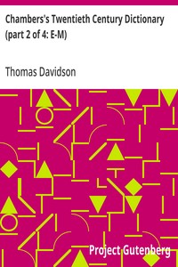 Cover of Chambers's Twentieth Century Dictionary (part 2 of 4: E-M)