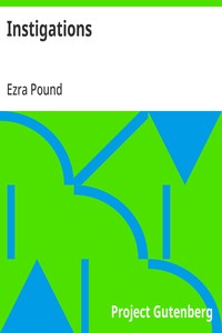 Cover of Instigations
Together with An Essay on the Chinese Written Character