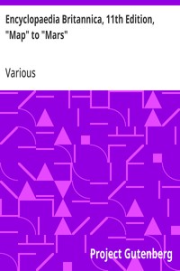 Cover of Encyclopaedia Britannica, 11th Edition, "Map" to "Mars"
Volume 17, Slice 6