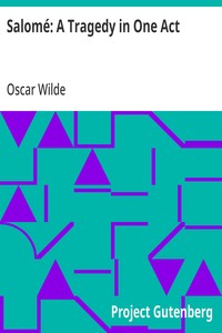 Cover of Salomé: A Tragedy in One Act
