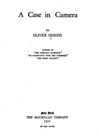 Cover of A Case in Camera